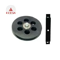 Nagy teherbírású 5 mm-es csiga garázskapuhoz konzollal